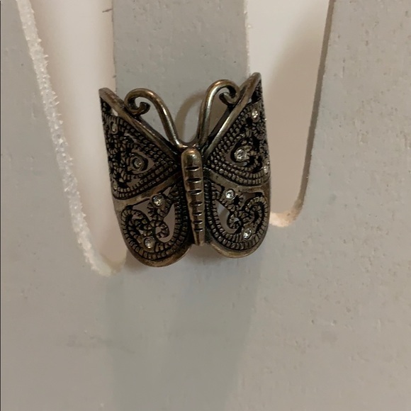 925 Sterling Silver Butterfly Ring - Picture 3 of 3